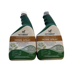 Vet's Best Exterminator Spray Natural Treatment for Dogs &Home 2 Pak 32oz Each‎